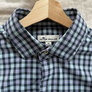 Peter Millar Stretch/Performance Dress Shirt - Plaid